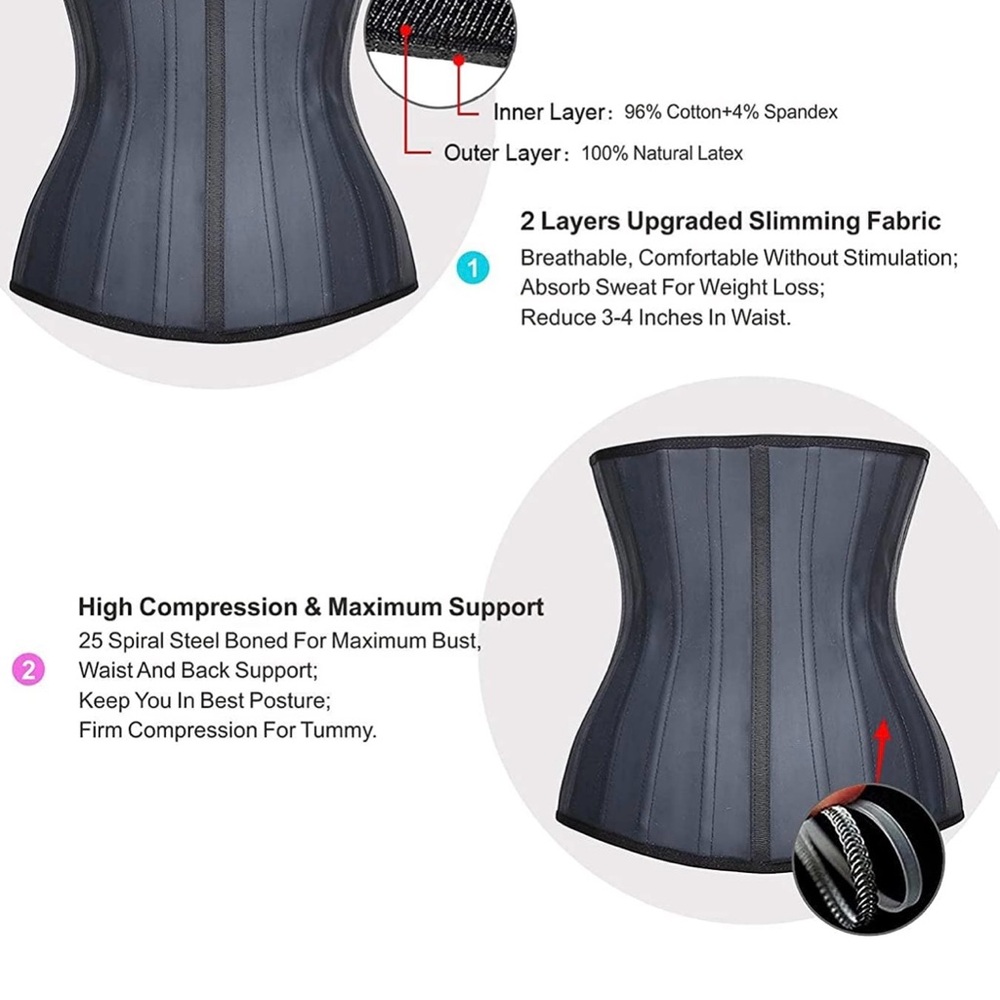 Black Waist Trainer Corset